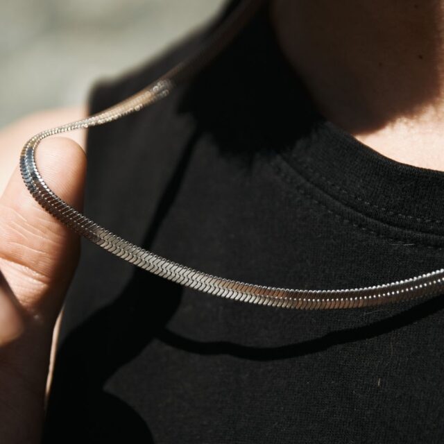 Cadena Caimán Silver