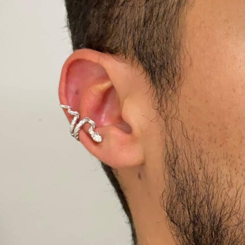 Earcuff Snake Silver