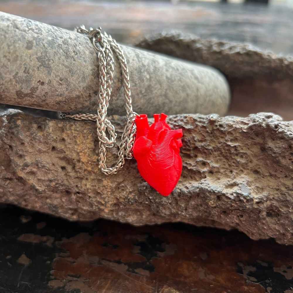 Cadena Corazón Red-R