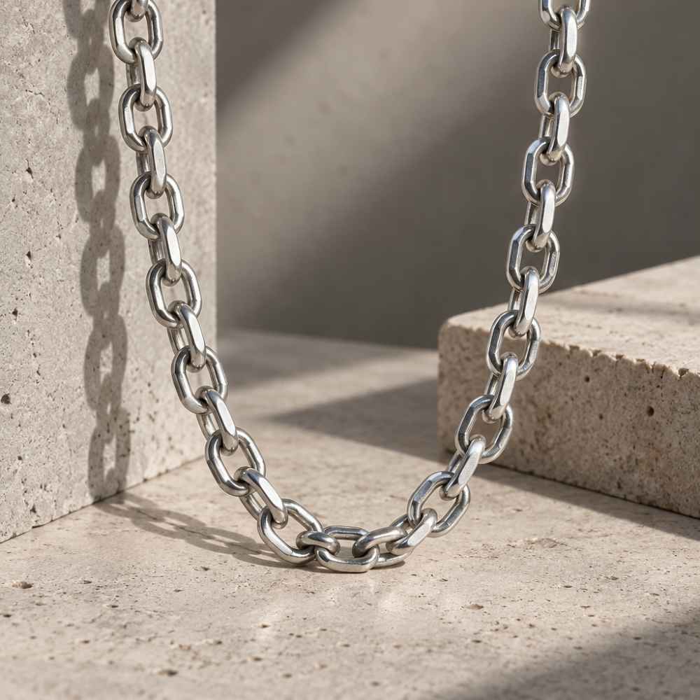 Cadena Kronos Silver