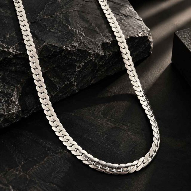 Cadena Titan Silver